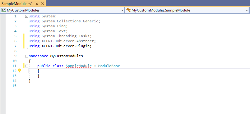 Using the XCENT JobServer DLL and subclassing our module class